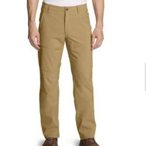 NWT Eddie Bauer Men's Field Guide Saddle Tan Pant Size 38 x 32
